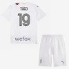 Oficiální Fotbalový Dres AC Milán Theo 19 Hostující 2023-24 pro Děti